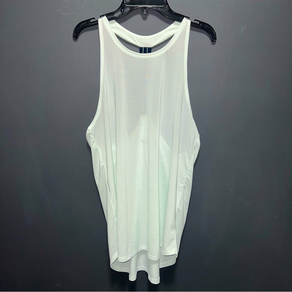 Athleta Power of She Tank Top Mint Green Navy Wmoens Medium